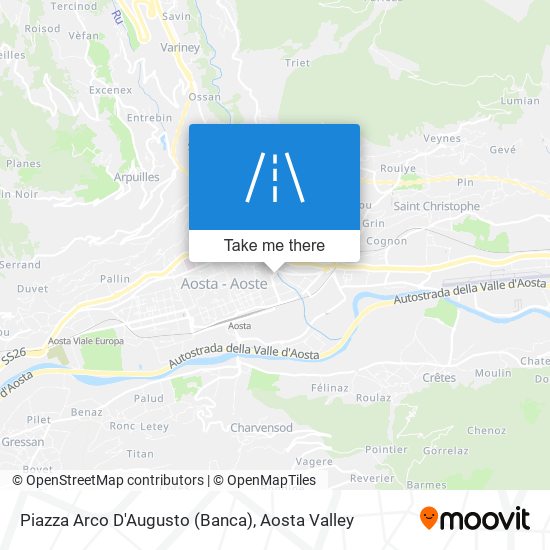 Piazza Arco D'Augusto (Banca) map