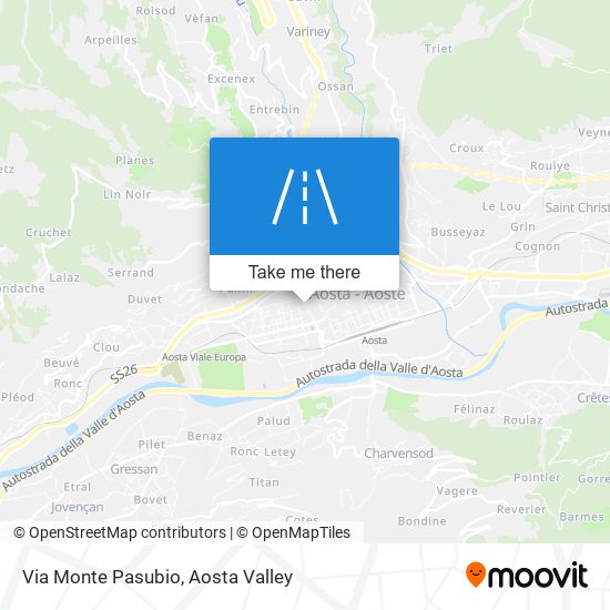 Via Monte Pasubio map
