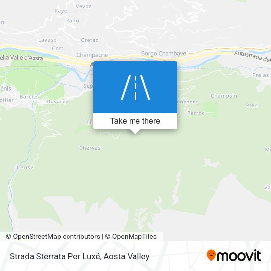 Strada Sterrata Per Luxé map