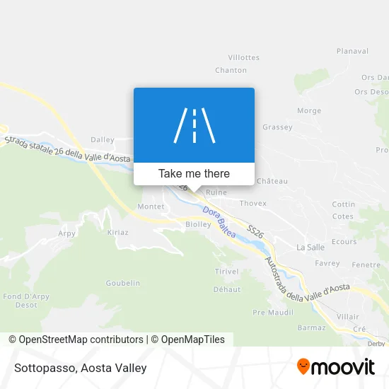 Sottopasso map