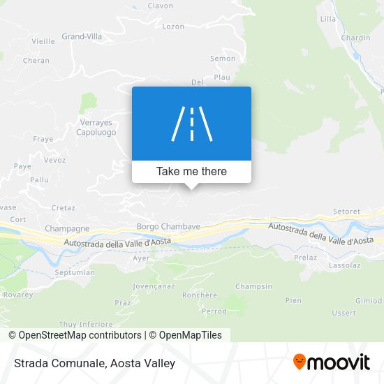 Strada Comunale map