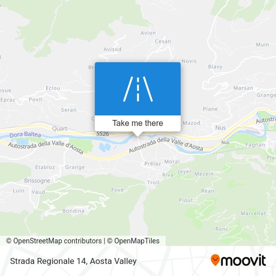 Strada Regionale 14 map