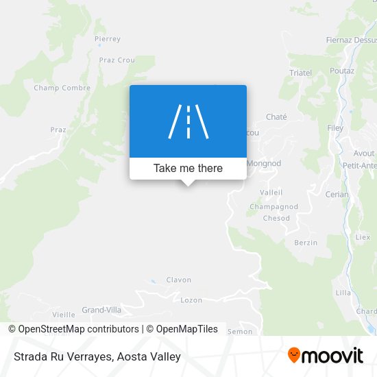 Strada Ru Verrayes map