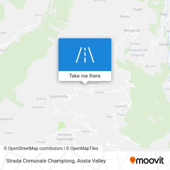 Strada Comunale Champlong map