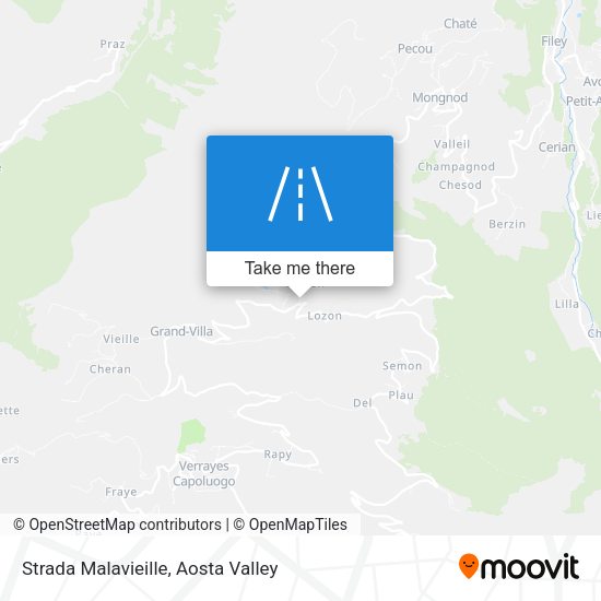 Strada Malavieille map