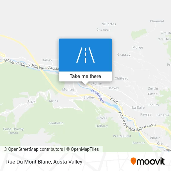 Rue Du Mont Blanc map