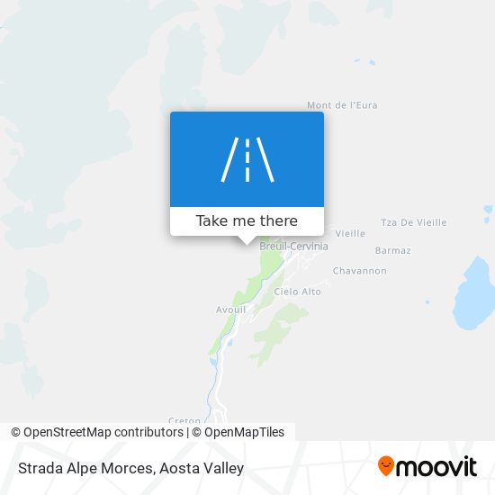 Strada Alpe Morces map