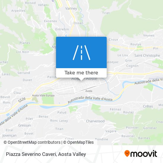 Piazza Severino Caveri map