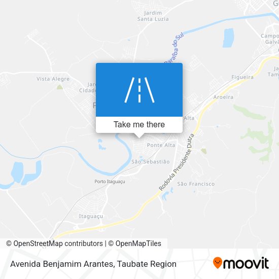 Avenida Benjamim Arantes map