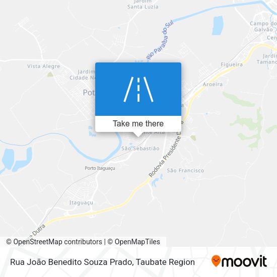 Rua João Benedito Souza Prado map