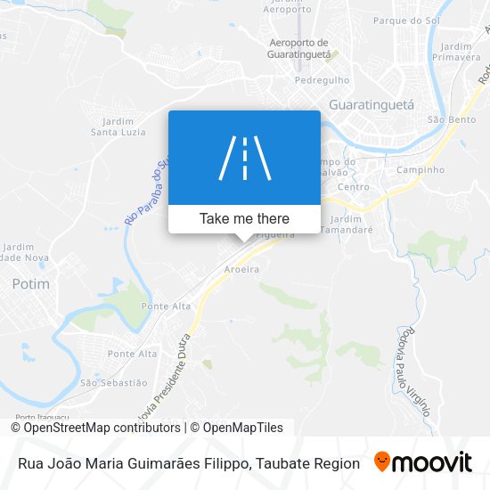 Rua João Maria Guimarães Filippo map