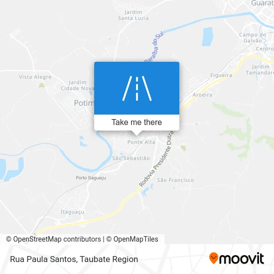 Rua Paula Santos map