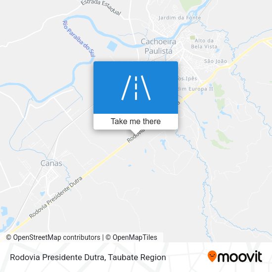 Rodovia Presidente Dutra map
