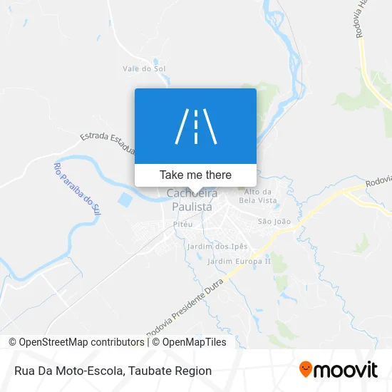 Rua Da Moto-Escola map