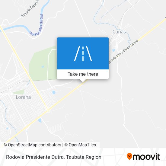 Rodovia Presidente Dutra map