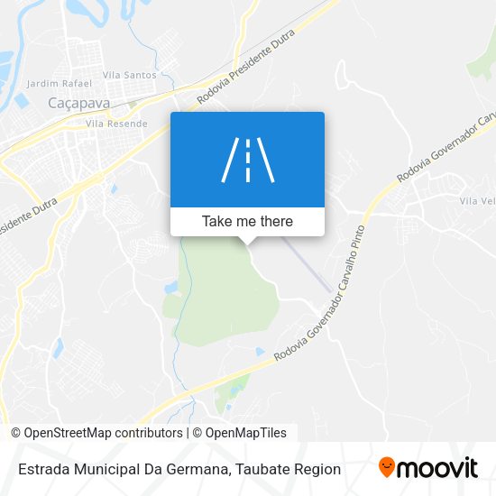 Estrada Municipal Da Germana map