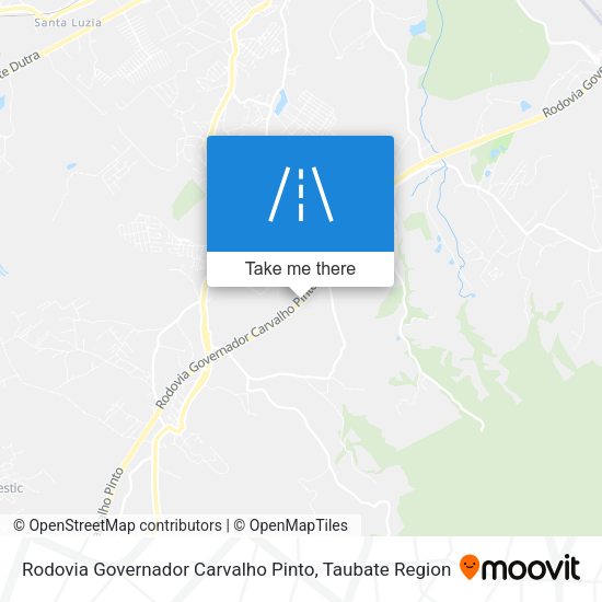 Rodovia Governador Carvalho Pinto map