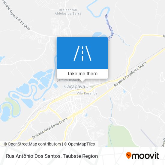 Rua Antônio Dos Santos map