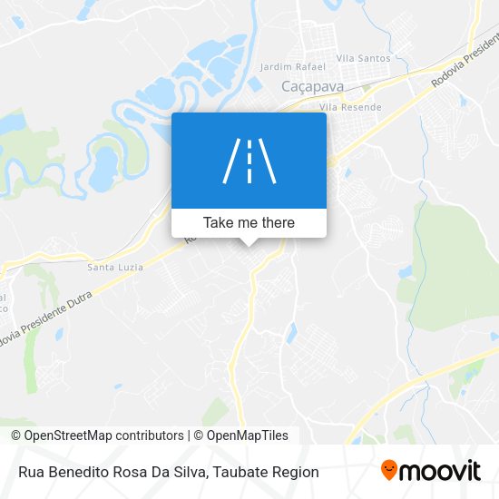 Rua Benedito Rosa Da Silva map
