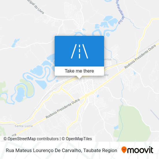Rua Mateus Lourenço De Carvalho map