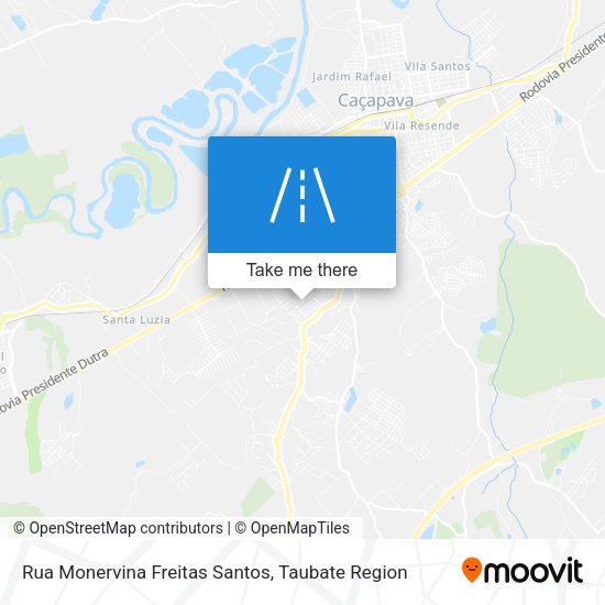 Rua Monervina Freitas Santos map