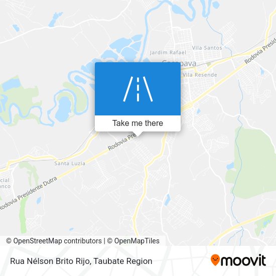Rua Nélson Brito Rijo map