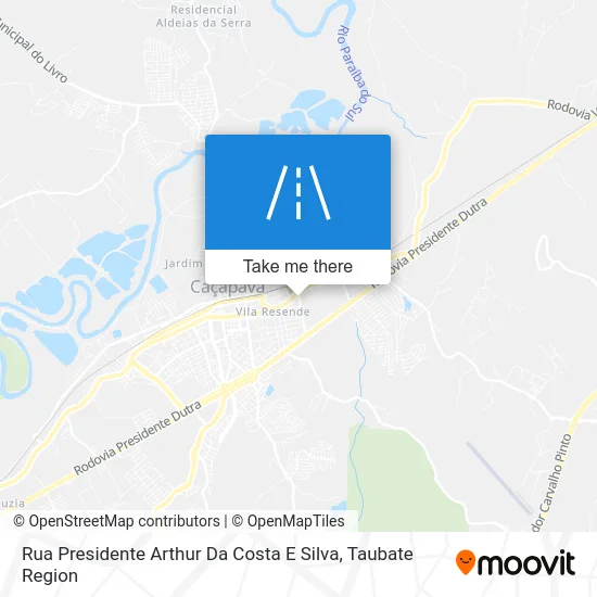 Rua Presidente Arthur Da Costa E Silva map