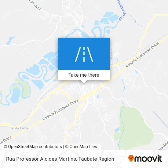 Rua Professor Alcides Martins map