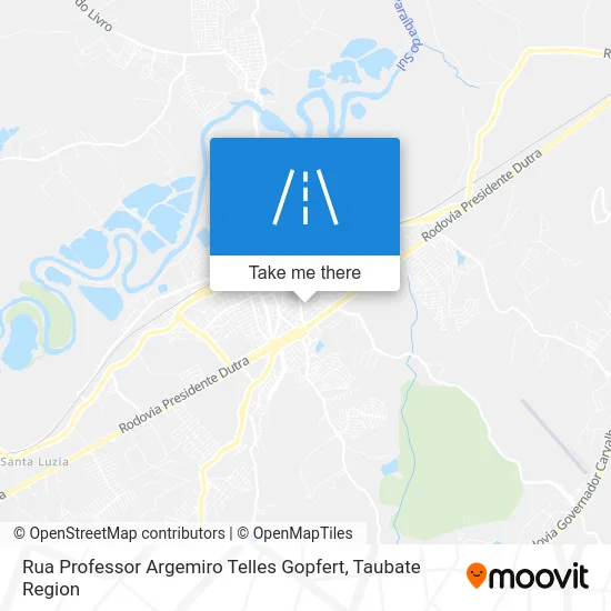 Rua Professor Argemiro Telles Gopfert map