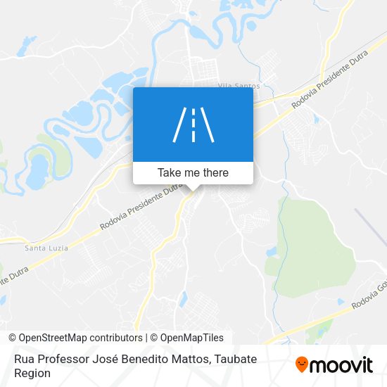 Rua Professor José Benedito Mattos map