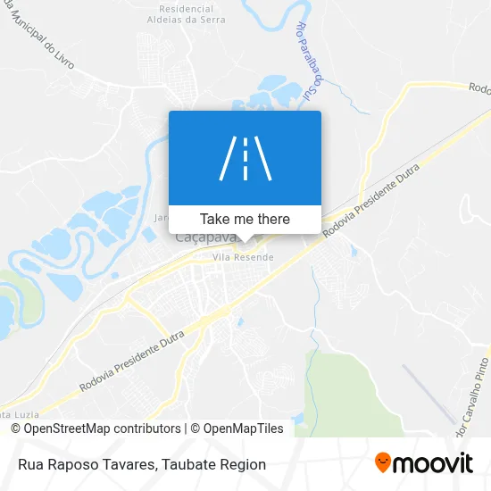 Rua Raposo Tavares map