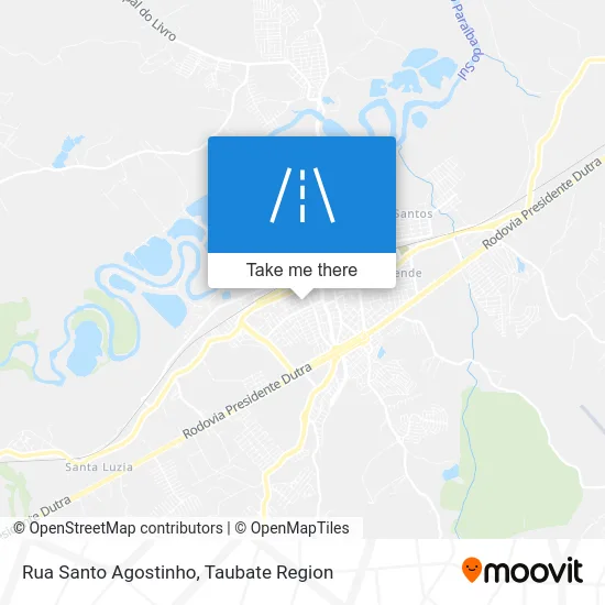 Rua Santo Agostinho map