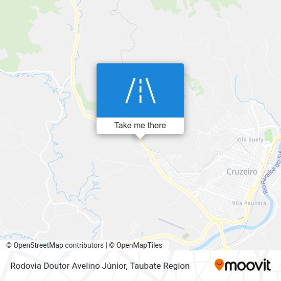 Rodovia Doutor Avelino Júnior map