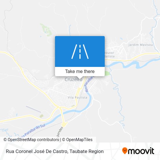Rua Coronel José De Castro map