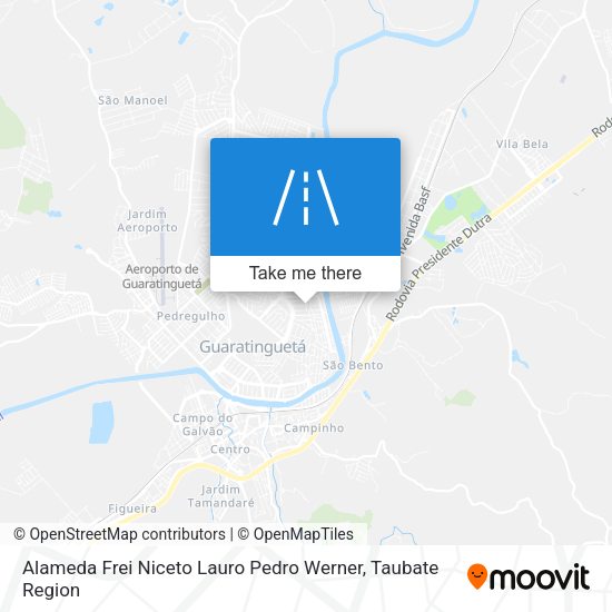 Alameda Frei Niceto Lauro Pedro Werner map