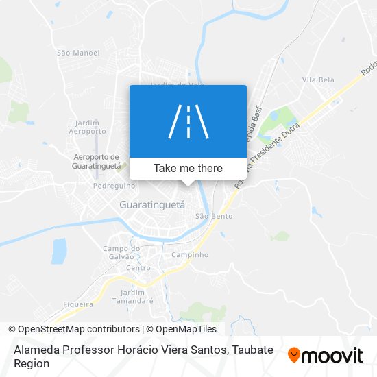 Alameda Professor Horácio Viera Santos map