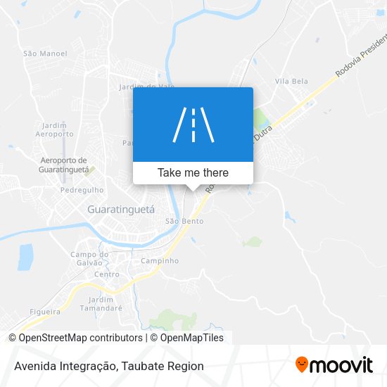 Avenida Integração map