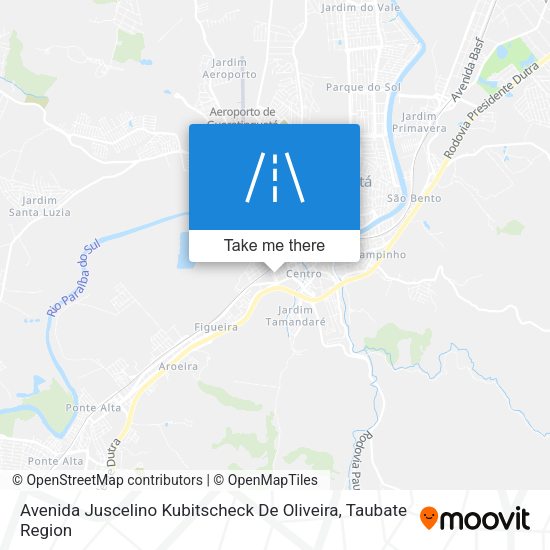Avenida Juscelino Kubitscheck De Oliveira map