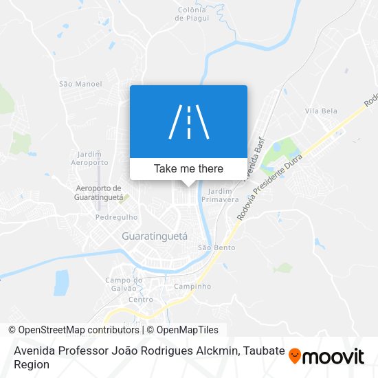 Avenida Professor João Rodrigues Alckmin map