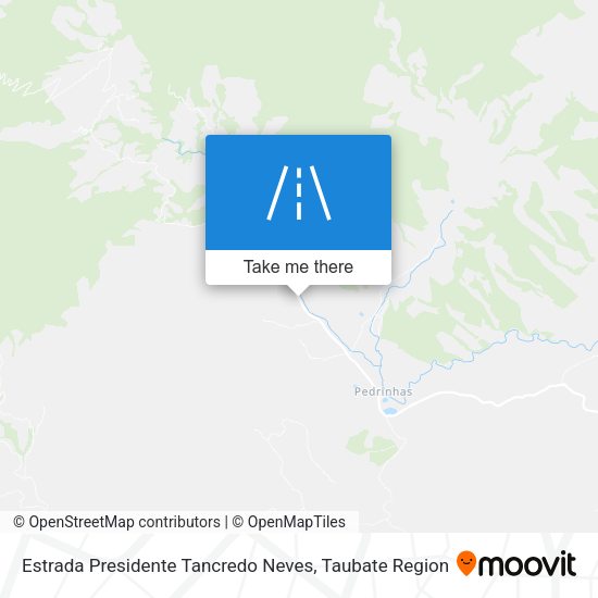 Estrada Presidente Tancredo Neves map