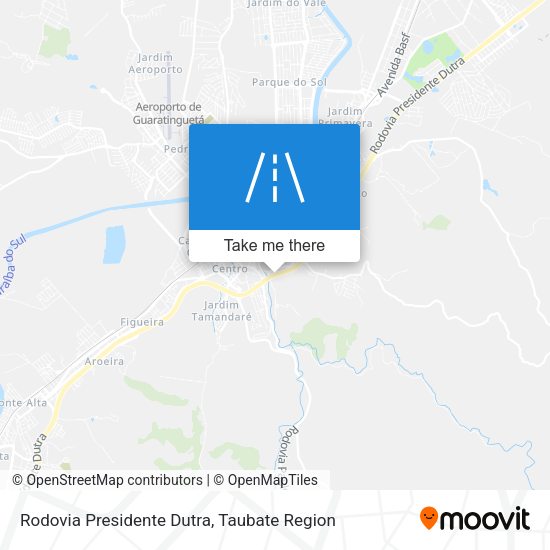 Rodovia Presidente Dutra map