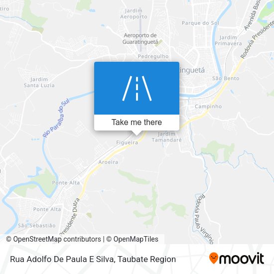 Rua Adolfo De Paula E Silva map