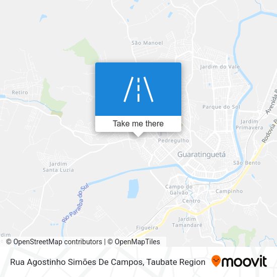 Rua Agostinho Simões De Campos map