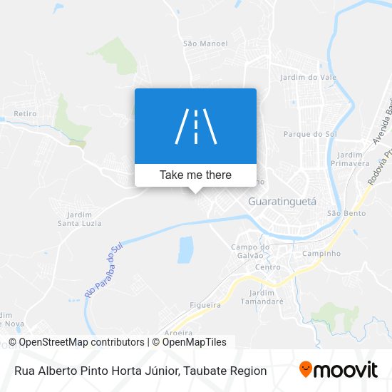 Rua Alberto Pinto Horta Júnior map