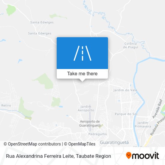 Rua Alexandrina Ferreira Leite map