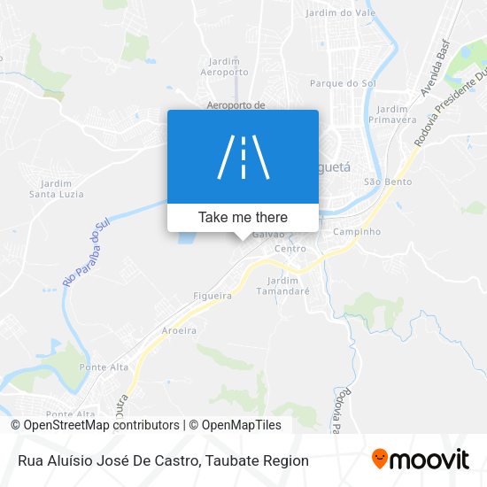 Rua Aluísio José De Castro map