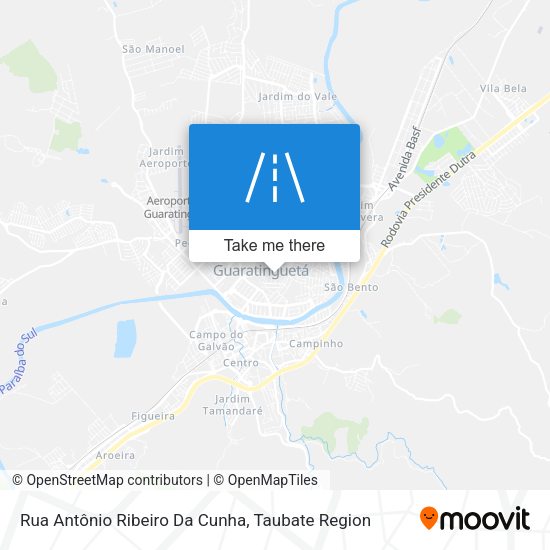Rua Antônio Ribeiro Da Cunha map