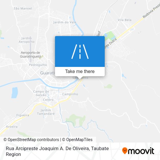 Rua Arcipreste Joaquim A. De Oliveira map