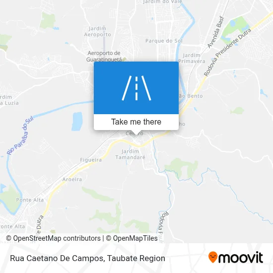 Rua Caetano De Campos map
