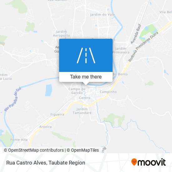 Rua Castro Alves map